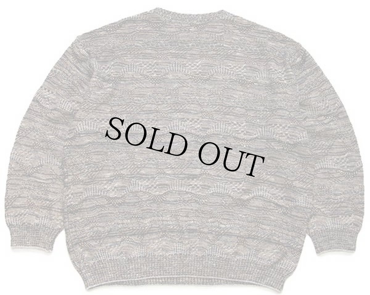 画像2: 90s SUSPENSE 編み柄 コットン×アクリルニット セーター 54 (2)