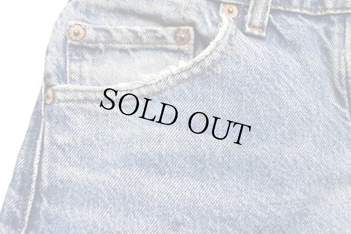 画像7: 80s USA製 Levi'sリーバイス 505 ダメージ デニムパンツ ヒゲ w29★SDP2207 (7)