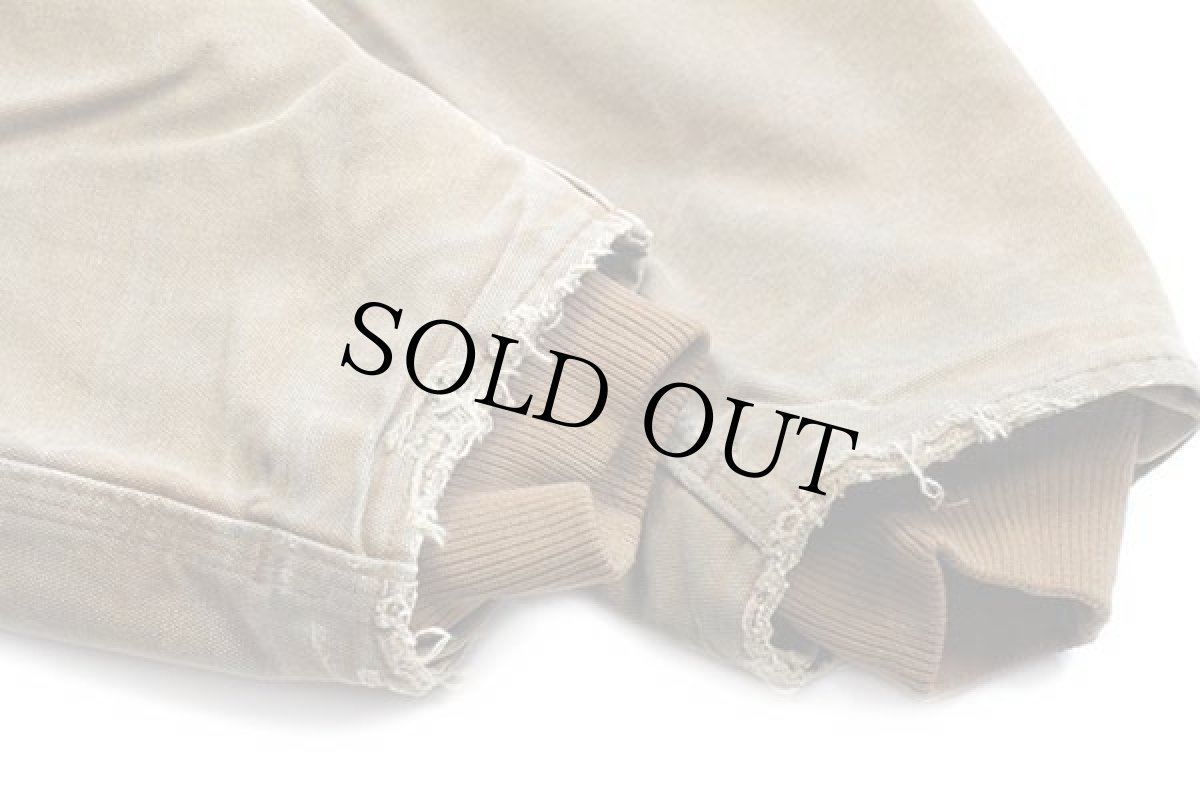 画像8: 00s メキシコ製 carharttカーハート シェルパラインド サンドストーン ダック地 シエラジャケット ボロ 茶 XL (8)