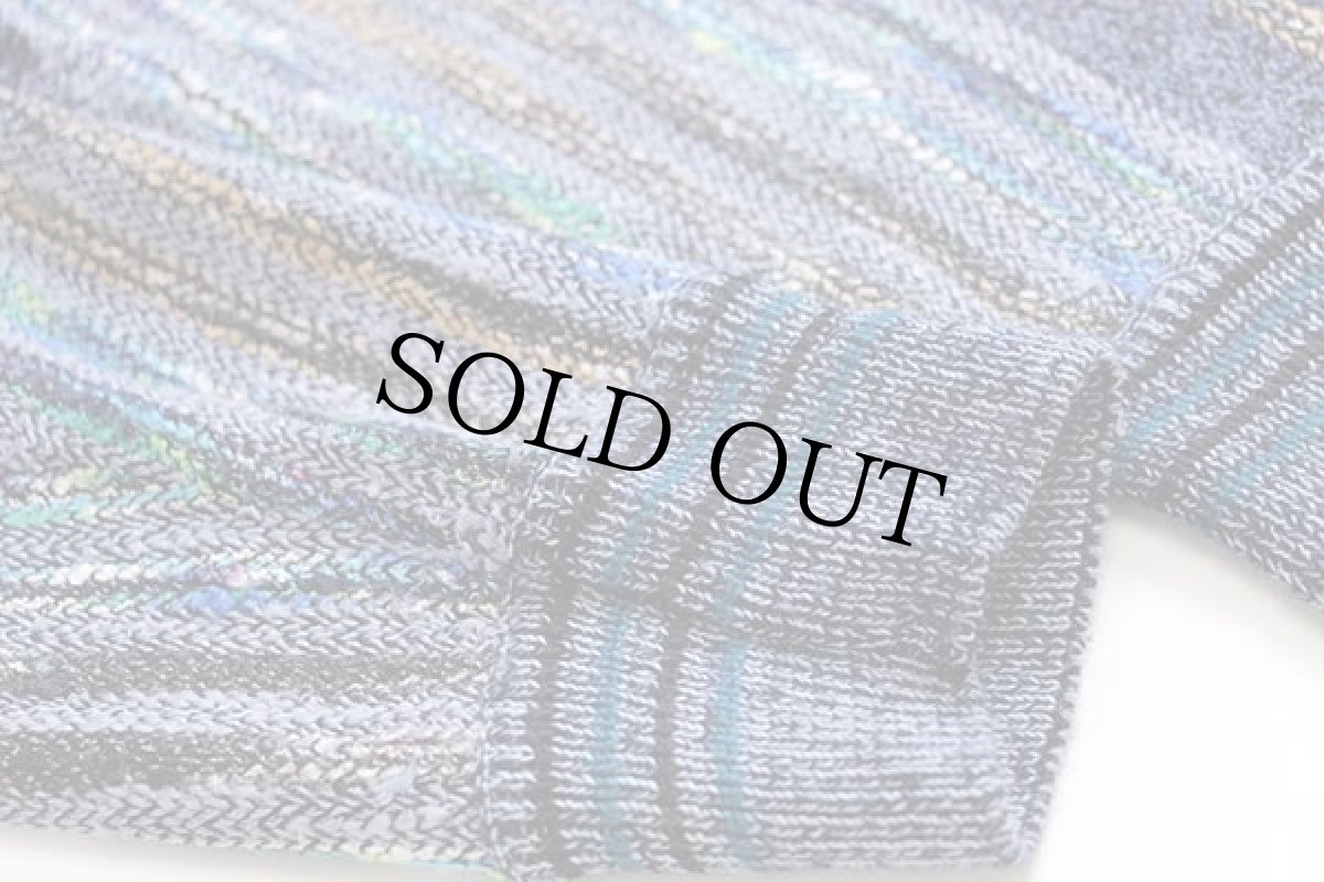 画像6: 90s イタリア製 ROYAL NAVY CORPS 編み柄 コットン×アクリルニット カーディガン 48 (6)