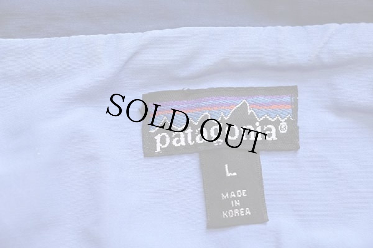 画像4: 90s patagoniaパタゴニア Baggies Jacket コットン×ナイロン バギーズジャケット 青紺 L (4)