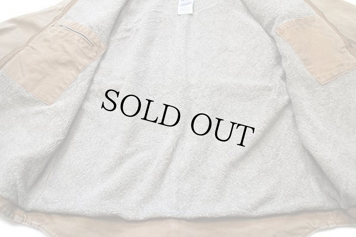 画像5: 00s メキシコ製 carharttカーハート シェルパラインド サンドストーン ダック地 シエラジャケット ボロ 茶 XL (5)