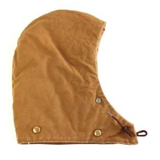 画像2: 90s USA製 carharttカーハート ARCTIC HOOD キルティングライナー ダックフード 茶★B (2)