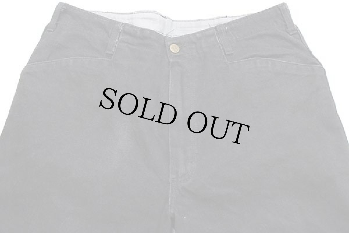 画像4: 90s USA製 FB COUNTY ブラックデニム ワークパンツ (4)