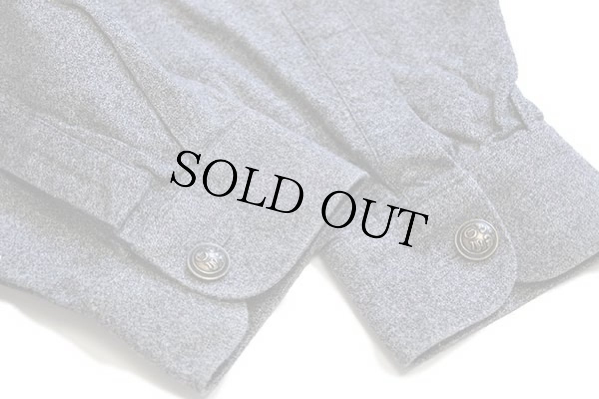 画像6: UNKNOWN 刺繍入り チロリアン シャツ ごま塩★特大 (6)