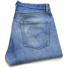 画像1: 70s USA製 Levi'sリーバイス 501 シングル 66前期 デニムパンツ w34 (1)