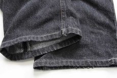 画像10: 90s USA製 Levi'sリーバイス 501 先染め ブラック デニムパンツ ペンキ飛び w36 (10)