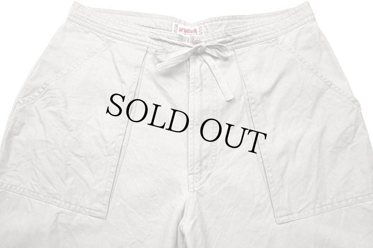 画像4: 90s McGREGORマクレガー ベイカータイプ コットン キャンバス パンツ グレーベージュ 88 (4)