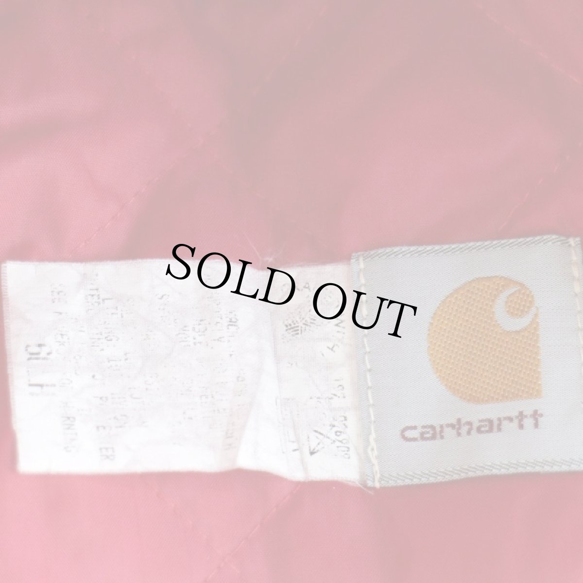 画像4: 90s USA製 carharttカーハート ARCTIC HOOD キルティングライナー ダックフード 茶 (4)