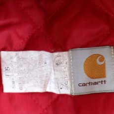 画像4: 90s USA製 carharttカーハート ARCTIC HOOD キルティングライナー ダックフード 茶★A (4)