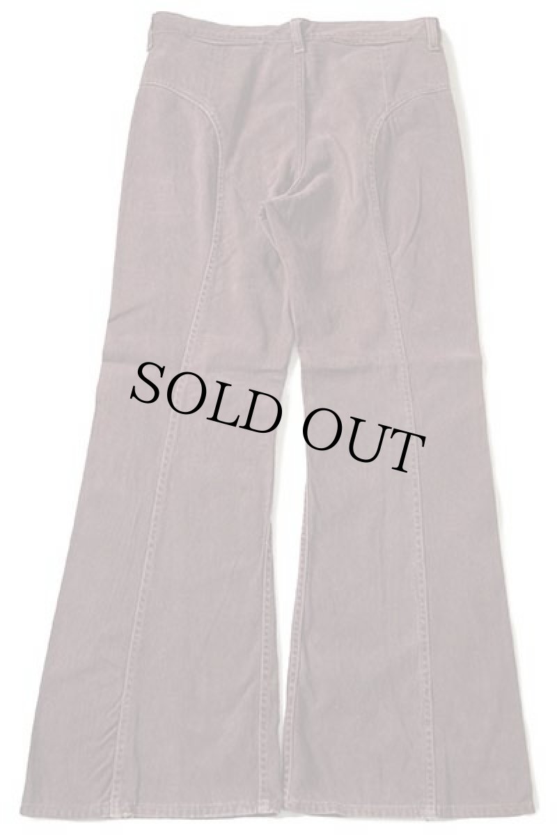 画像3: 70s USA製 Leeリー フレア モールスキンパンツ ココア w36★ベルボトム (3)