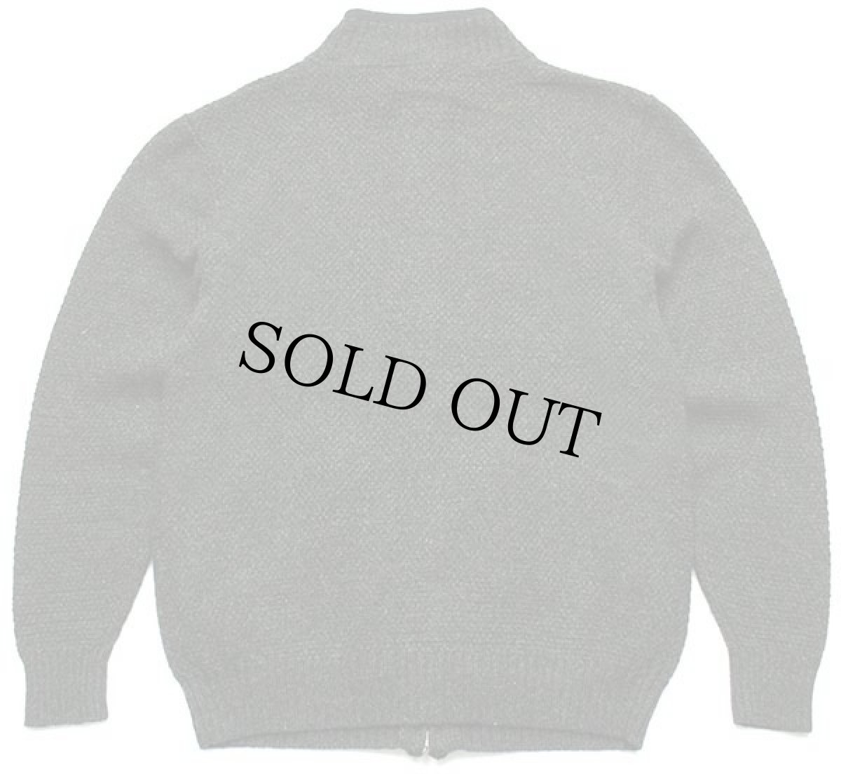 画像2: PENDLETONペンドルトン ハイネック シェットランドウール ドライバーズニット フルジップ セーター ミックス M (2)