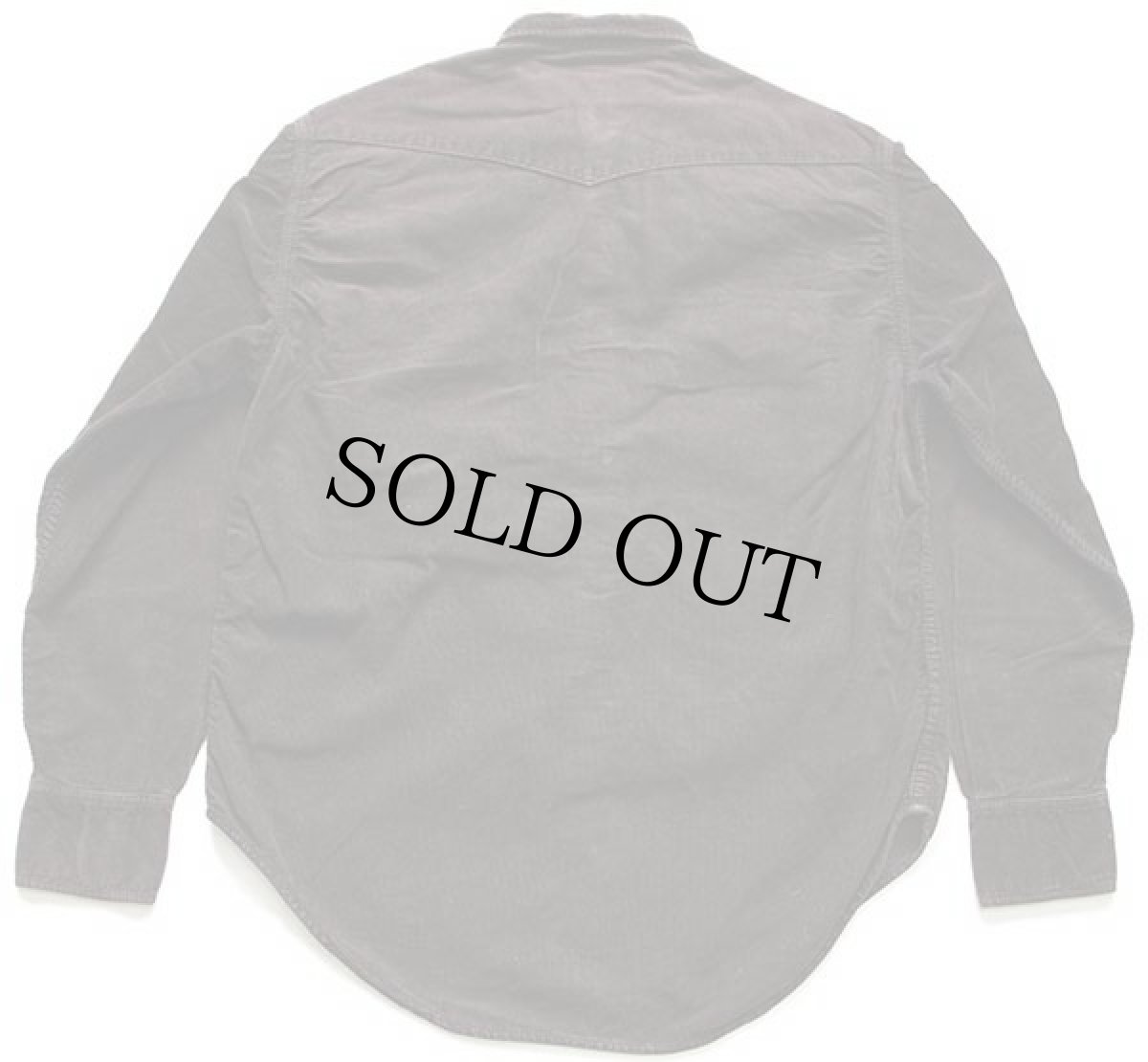 画像2: 90s Levi'sリーバイス コットン コーデュロイ ウエスタンシャツ 焦げ茶 M★ユーロ (2)