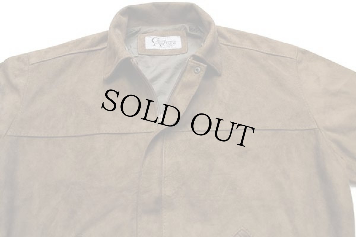 画像3: 90s イタリア製 CA progetto MoDa COLLEZIONI フェイクスエード ジャケット 焦げ茶 XL (3)