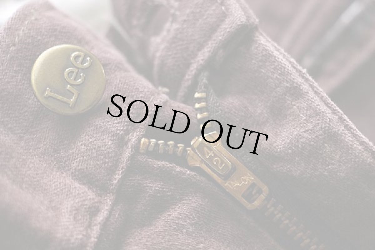 画像7: 70s USA製 Leeリー フレア モールスキンパンツ ココア w36★ベルボトム (7)