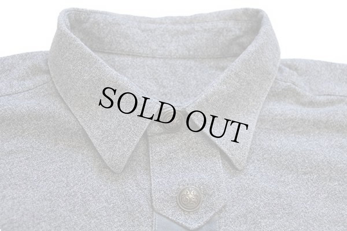 画像4: UNKNOWN 刺繍入り チロリアン シャツ ごま塩★特大 (4)