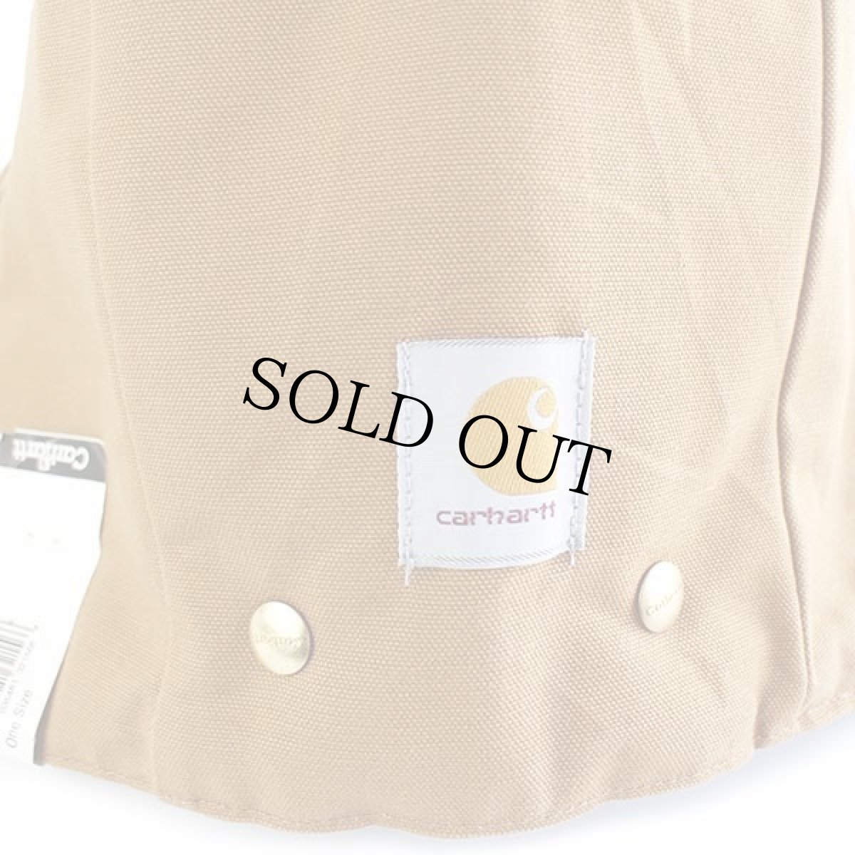 画像4: デッドストック★00s USA製 carharttカーハート ARCTIC HOOD キルティングライナー ダックフード 茶 (4)