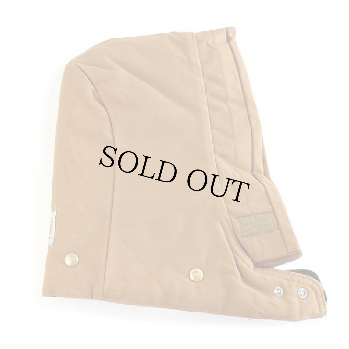 画像2: デッドストック★00s USA製 carharttカーハート ARCTIC HOOD キルティングライナー ダックフード 茶 (2)