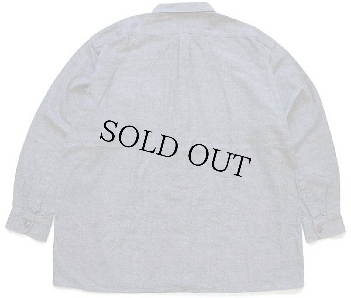 画像2: UNKNOWN 刺繍入り チロリアン シャツ ごま塩★特大 (2)