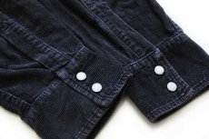 画像6: 90s Levi'sリーバイス コットン コーデュロイ ウエスタンシャツ 黒 L★ユーロ (6)