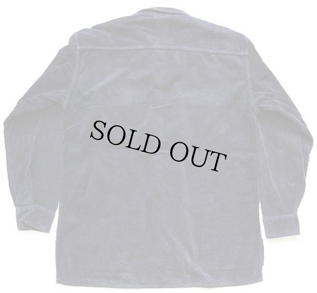 画像2: 90s イタリア製 Levi'sリーバイス コットン 太畝 コーデュロイシャツ 紺 L★ユーロ (2)