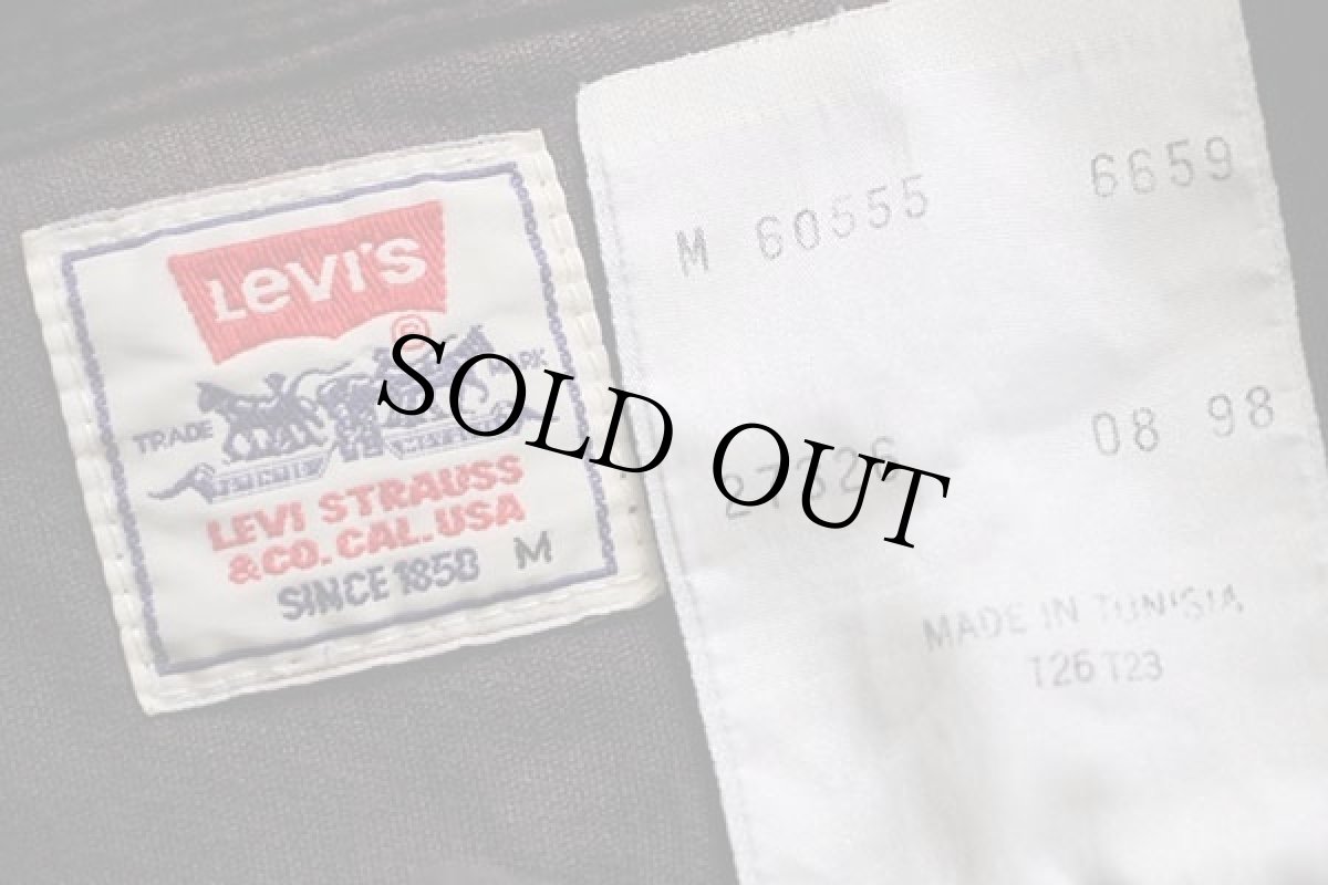 画像4: 90s Levi'sリーバイス コットン コーデュロイ ウエスタンシャツ 焦げ茶 M★ユーロ (4)