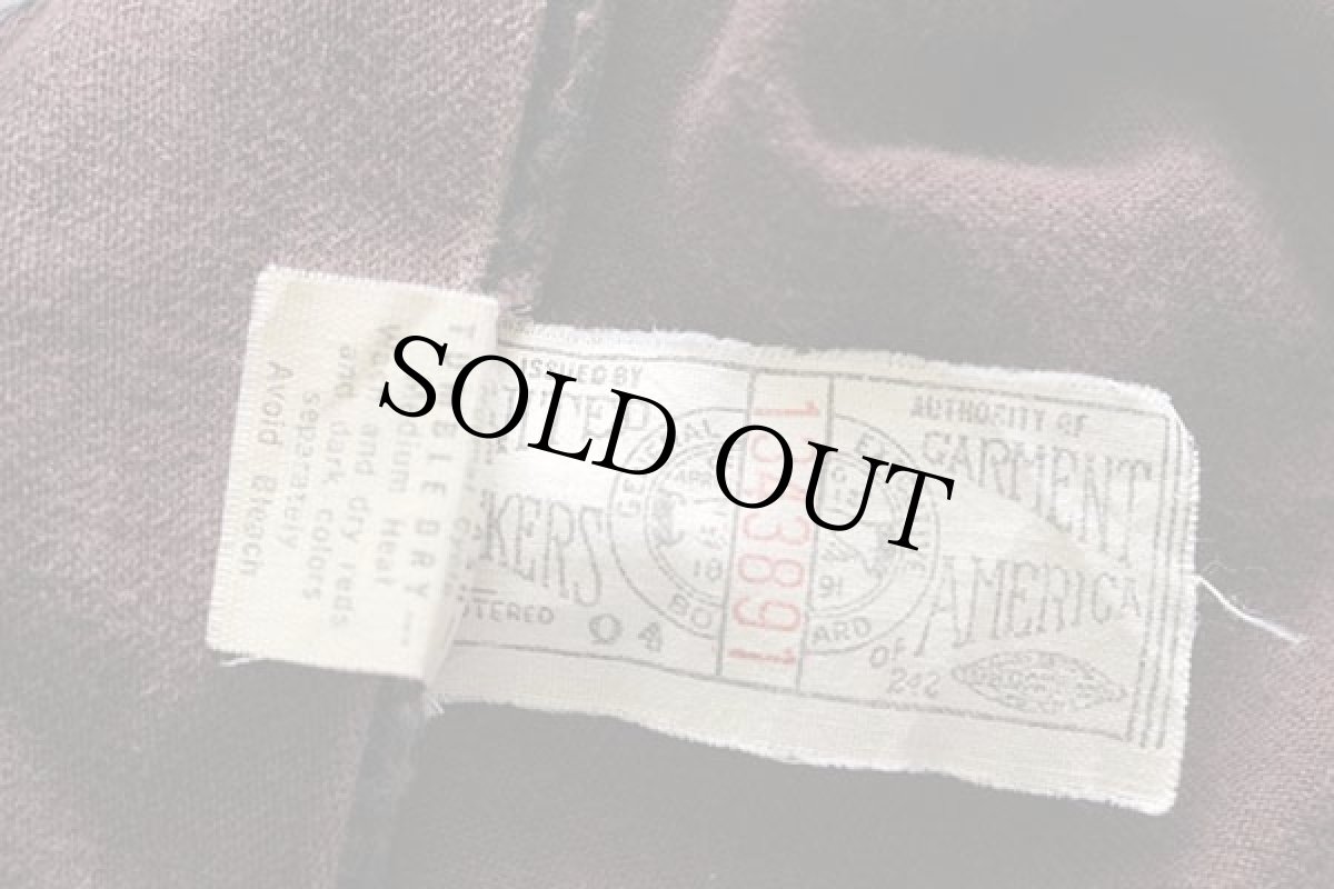 画像6: 70s USA製 Leeリー フレア モールスキンパンツ ココア w36★ベルボトム (6)