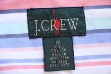 画像4: 90s J.CREW ランダムストライプ ボタンダウン コットンシャツ パステル S (4)