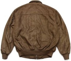 画像2: 90s イタリア製 CA progetto MoDa COLLEZIONI フェイクスエード ジャケット 焦げ茶 XL (2)