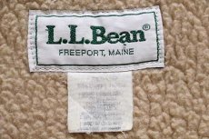 画像4: 90s L.L.Bean フリースライナー コットン キャンバスベスト ベージュ (4)