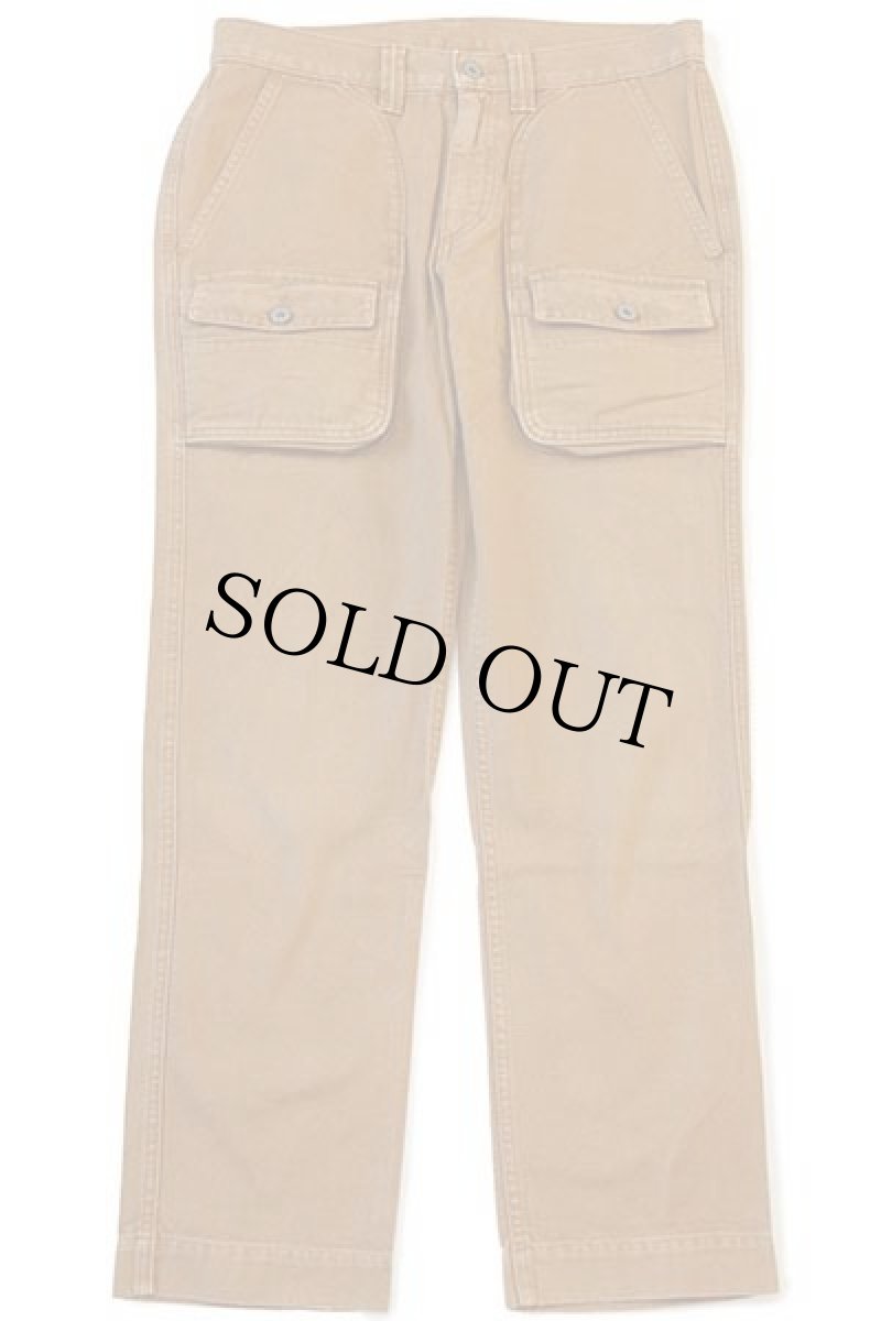 画像2: LANDS'ENDランズエンド サンプル ダック地 ブッシュパンツ 茶 32 (2)