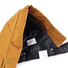 画像3: デッドストック★00s USA製 carharttカーハート ARCTIC HOOD キルティングライナー ダックフード 茶 (3)