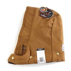 画像1: デッドストック★00s USA製 carharttカーハート ARCTIC HOOD キルティングライナー ダックフード 茶 (1)