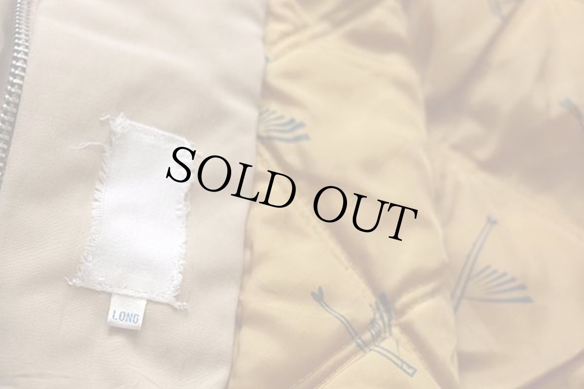 画像5: 80s Catalina Varsity トビウオ総柄 キルティングライナー ダービージャケット カーキ 42LONG (5)