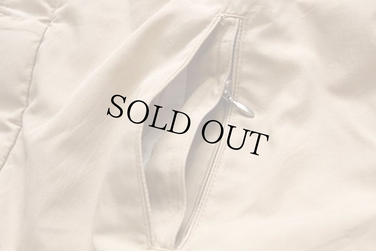 画像7: 80s Catalina Varsity トビウオ総柄 キルティングライナー ダービージャケット カーキ 42LONG (7)