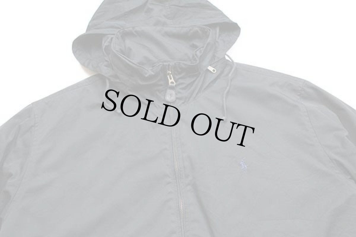 画像3: 00s ポロ ラルフローレン ワンポイント フリースライナー 中綿入り ポリエステルジャケット 黒 L (3)