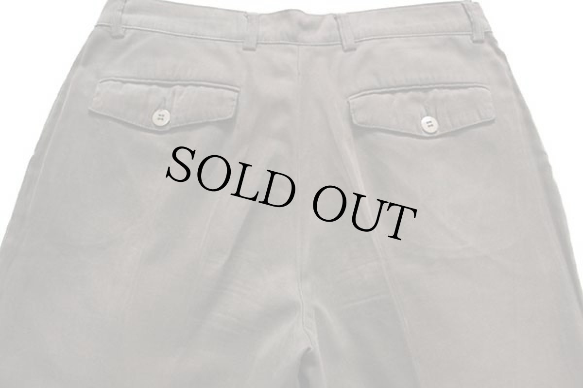 画像5: 90s Levi'sリーバイス ツータック スラックス モールスキンパンツ オリーブドラブ w32★ユーロ (5)