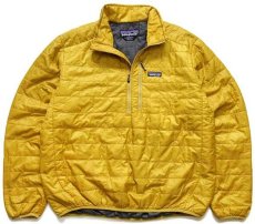 画像1: 00s patagoniaパタゴニア Nano Puff Pullover PRIMALOFTプリマロフト プルオーバー ナイロン キルティングジャケット GNP L (1)