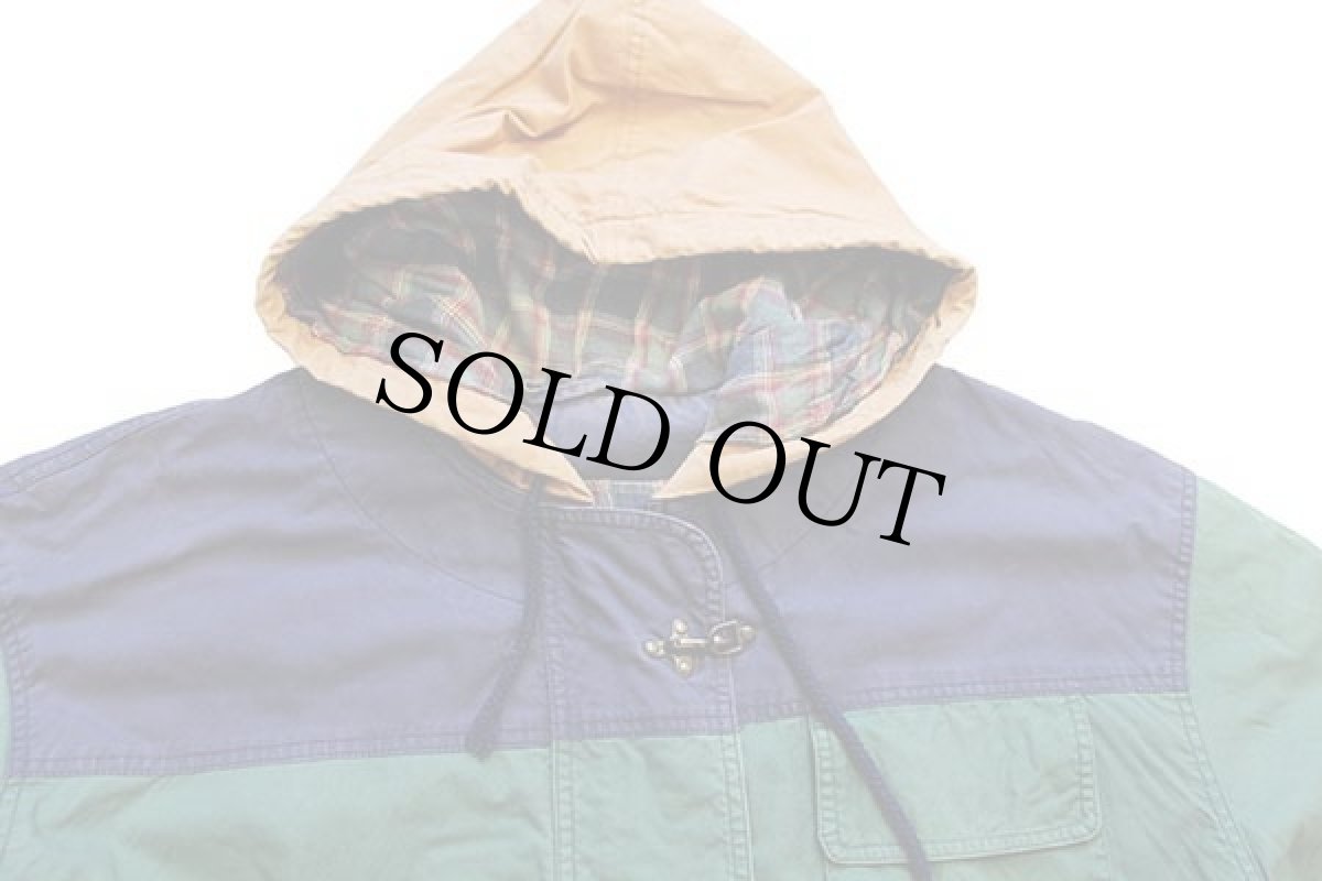 画像3: 00s GRAPHITE マルチ切り替え チェック ネルライナー コットン ファイヤーマン パーカー L★ジャケット (3)