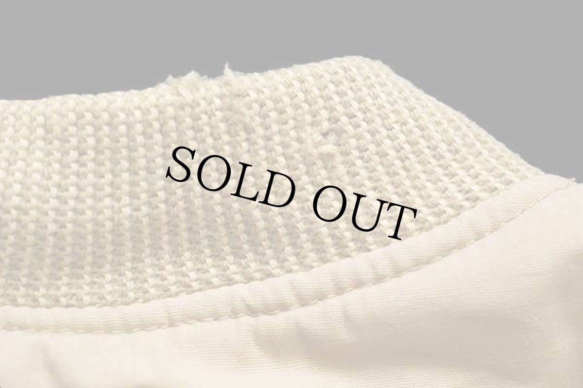 画像9: 70s Catalina Varsity トビウオ総柄 キルティングライナー ダービージャケット カーキ 42LONG (9)