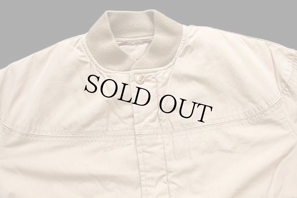 画像3: 80s Catalina Varsity トビウオ総柄 キルティングライナー ダービージャケット カーキ 42LONG (3)