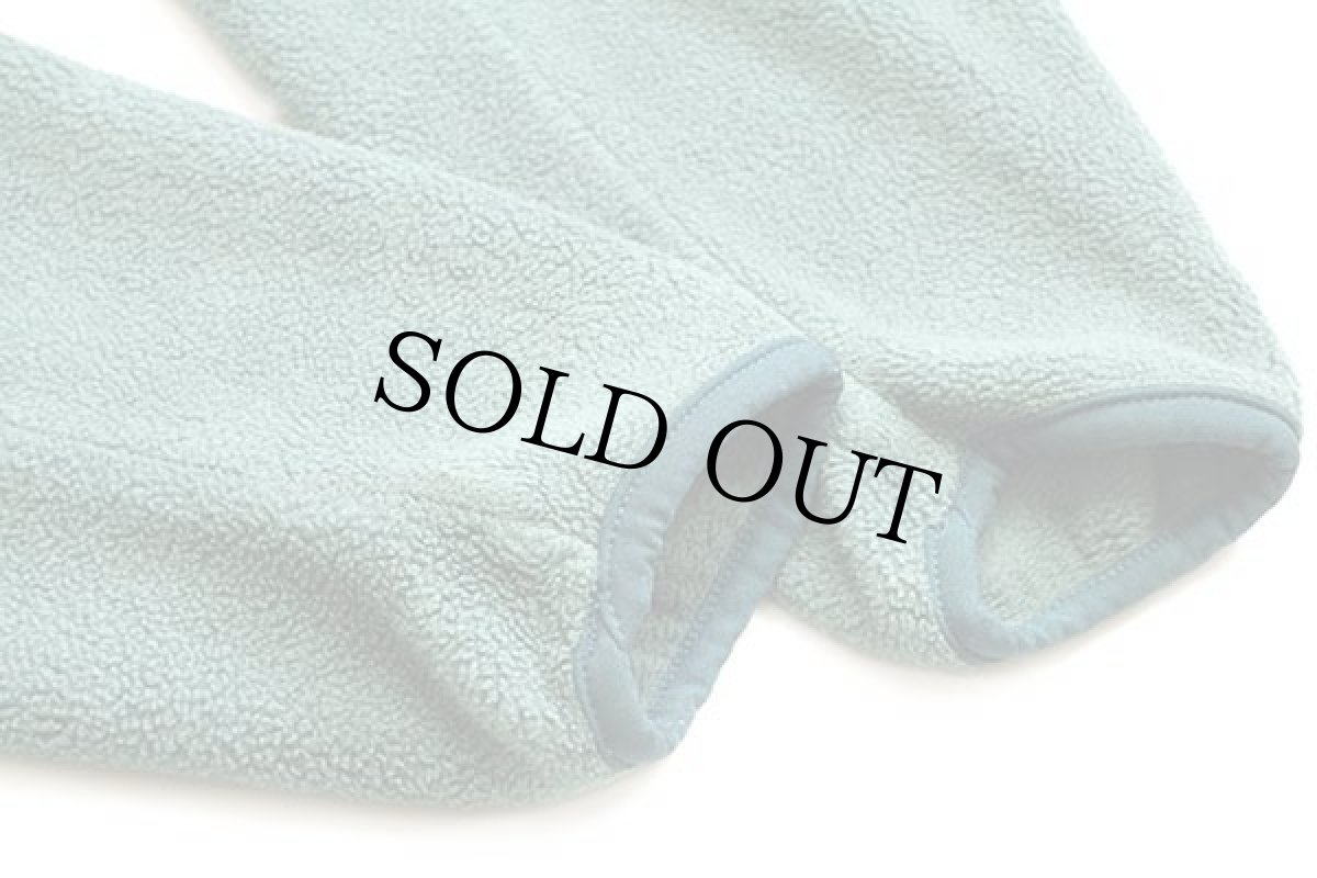 画像6: 90s L.L.Bean 筆記体ロゴ刺繍 プルオーバー フリース グリーン★05 (6)