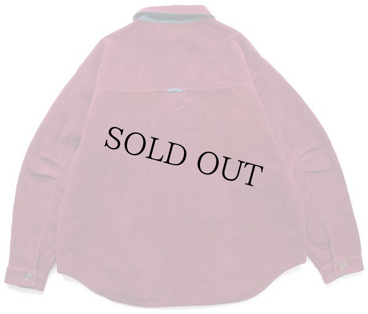 画像2: 90s USA製 Columbiaコロンビア フリース シャツジャケット バーガンディ L (2)