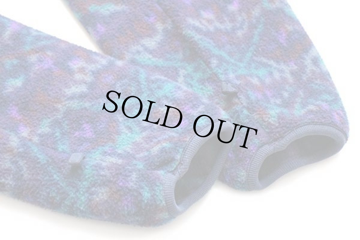 画像6: 90s USA製 Columbiaコロンビア 総柄 ライナー フリースジャケット M (6)