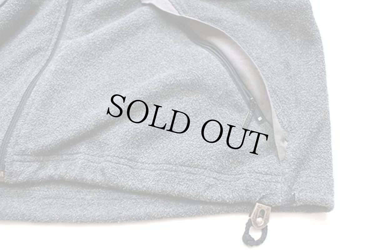 画像5: 90s adidasアディダス ONE WORLD ロゴ ハイネック フリースジャケット グレー M (5)