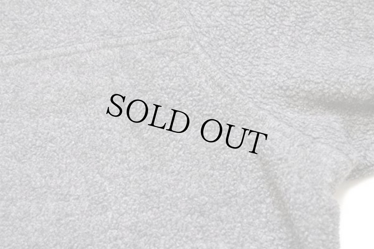 画像6: 90s L.L.Bean 筆記体ロゴ刺繍 プルオーバー フリース グレー★08 (6)