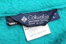 画像4: 90s USA製 Columbiaコロンビア Radial Sleeve マルチカラー 切り替え ライナー フリースジャケット L (4)