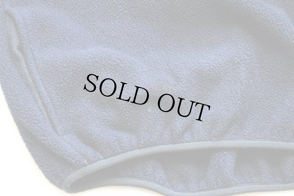 画像6: 90s L.L.Bean ハーフジップ プルオーバー フリース 紺 L (6)