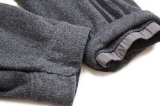 画像6: 90s adidasアディダス ONE WORLD ロゴ ハイネック フリースジャケット グレー M (6)