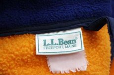 画像4: 90s L.L.Bean パイル フリースジャケット マンゴー KIDS XL (4)